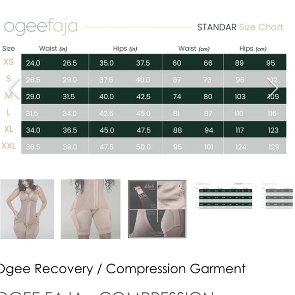 OGEE RECOVERY Black Faja in Large - Picture 8 of 9